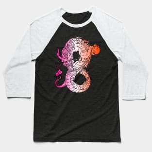 Japanese Dragon Vintage Demon Retro 103 Baseball T-Shirt